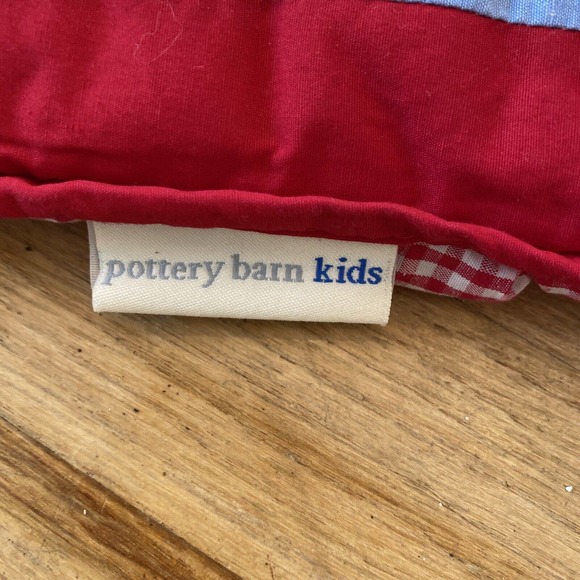 COPY - Pottery Barn Kids Quilted Textured Bumper WINTER WONDERLAND Hard to Find - Picture 2 of 11